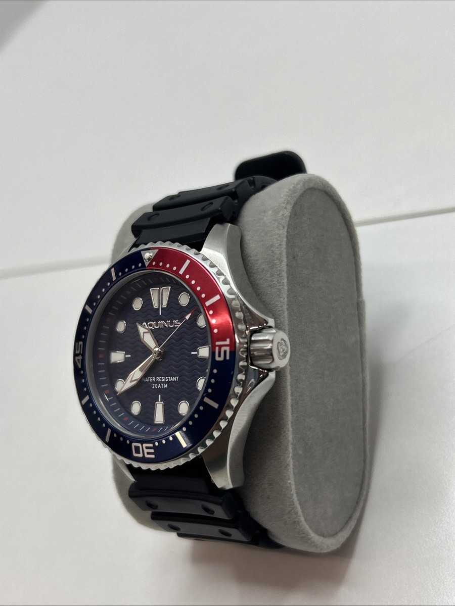 Aquinas Diver Watch Hydrautica Glows In The Dark