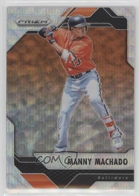 2017 Panini Chronicles Prizm Blue Wave Prizm 130/199 Manny Machado #30 4fb