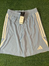 Adidas Team Soccer Football Youth Shorts Large NWT 3 Stripes And Logo Practice
