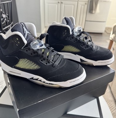 Jordan Air Jordan 5 Retro GS Black/Cool Grey/White 4.5Y Sneaker 440888-035