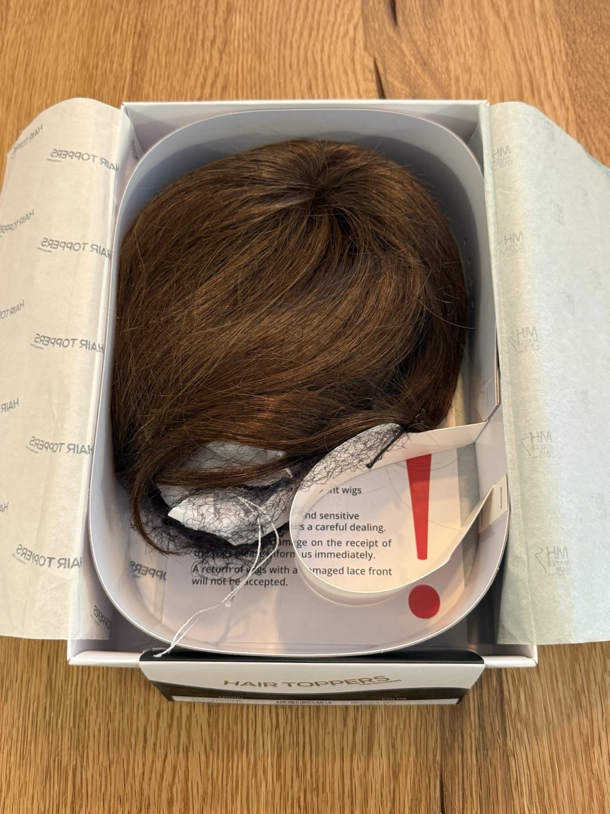 Gisela Mayer Hair Topper Duo Topper Page Mocca Mix 8/6/27 Mono - Brand New 3