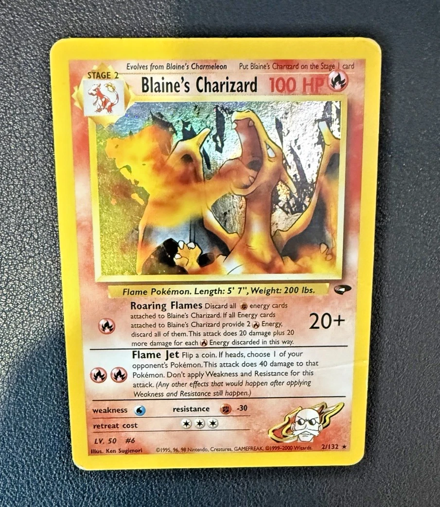 Fire Charizard Pokémon TCG Holo Rare Individual Collectible Card