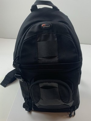Lowepro SlingShot 200 AW Black Nylon Back Pack Camera Bag All Weather Case