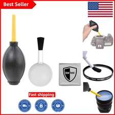 Essential Camera Cleaning Kit: Air Blower, Brush  Microfiber Cloth Included