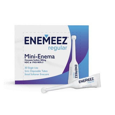 Enemeez Mini Enema, Constipation Fast Acting - Docusate Sodium Mini Enema 283...