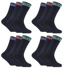 Mens Rich Cotton Socks Size 6-11 Outdoor Walking Work Hiking Boot Socks