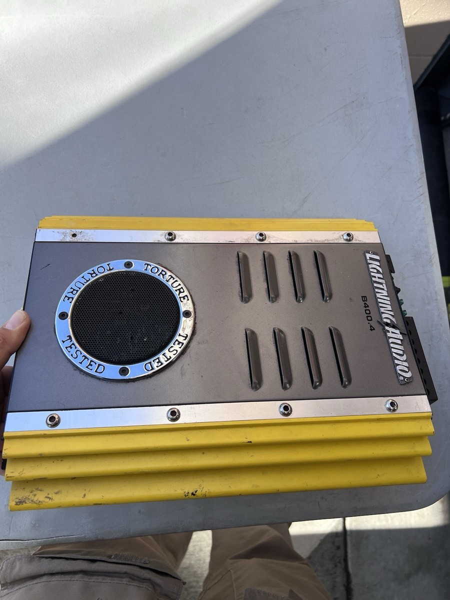 Lightning Audio Bolt B400.475W x 4 Car Amplifier | eBay