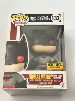 Thomas Wayne BATMAN Flashpoint Funko Pop Figures DC Superheroes 132 Hot Topic Ex