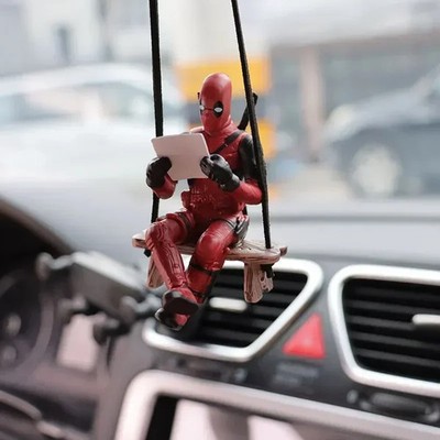 Deadpool Actionfigur Hängedekoration Auto Innenraum Charmeanhänger Geschenk
