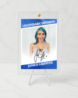 Janice Griffith Trading Card Fanart Auto Signature Autograph limited