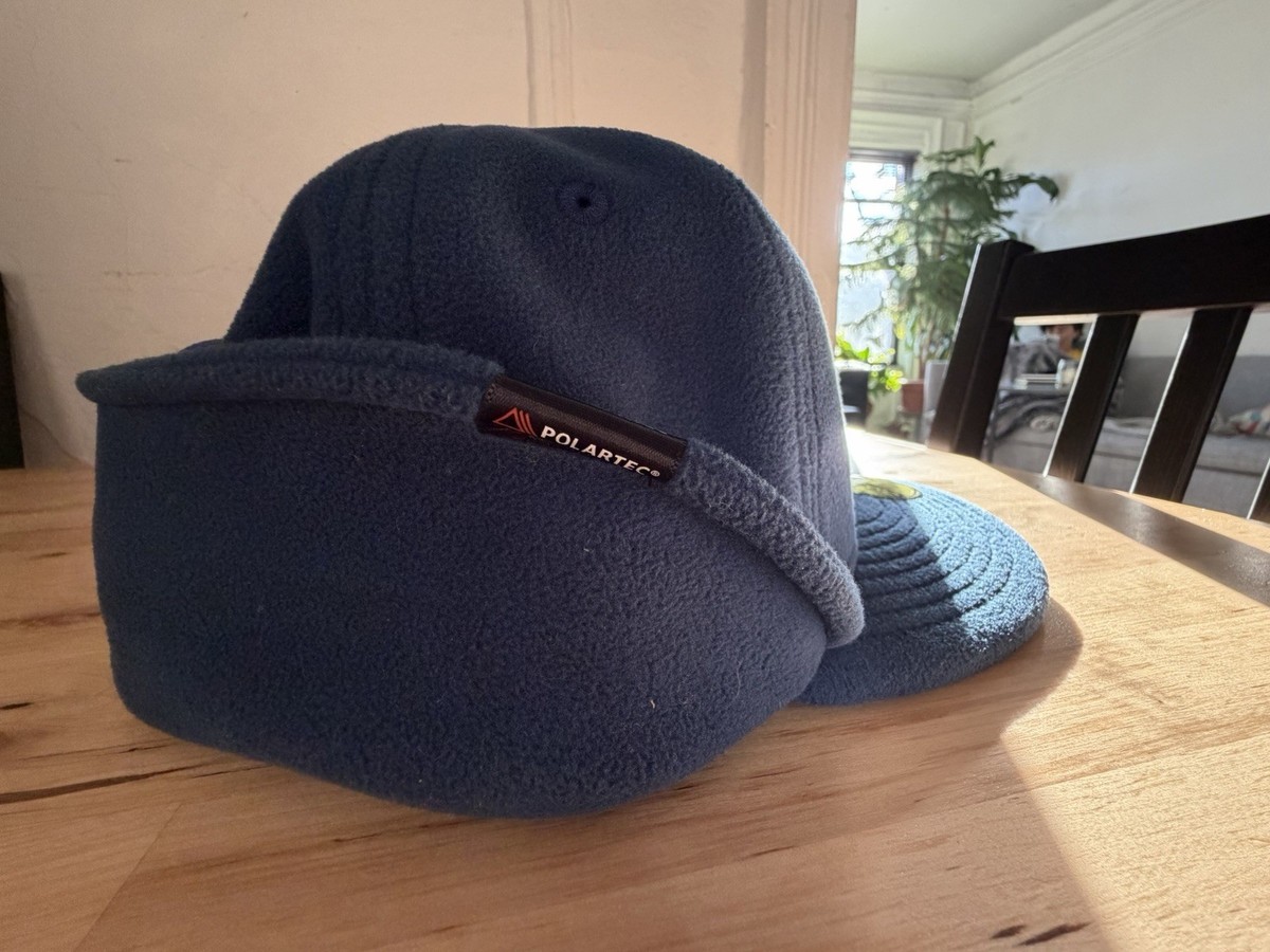 Supreme New Era 59FIFTY Polartec Ear Flap Fitted Cap Hat Blue 7 1
