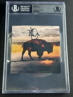 Robert Plant firmato autografo Savinf Grace CD libretto AUTO Led Zeppelin BAS