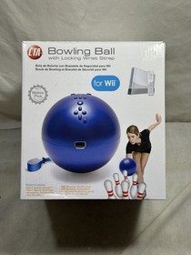 CTA Nintendo Wii Bowling Ball Motion plus Blue for bowling sports game in box