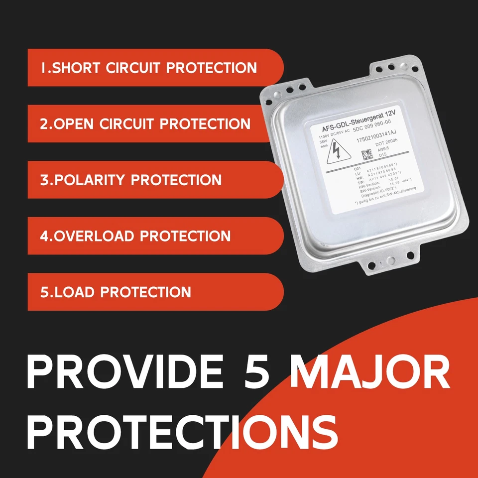 D1S Xenon HID Headlight Ballast Driver Module for Mercedes-Benz E63 AMG E55 AMG - Image 2 of 4