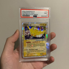 Pokemon 2004 EX FireRed & LeafGreen Zapdos ex Holo 116/112 PSA 9