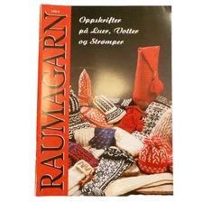 Rauma Knitting Pattern Booklet LVS-3 IN NORWEGIAN Charted Colorwork Socks Mitten