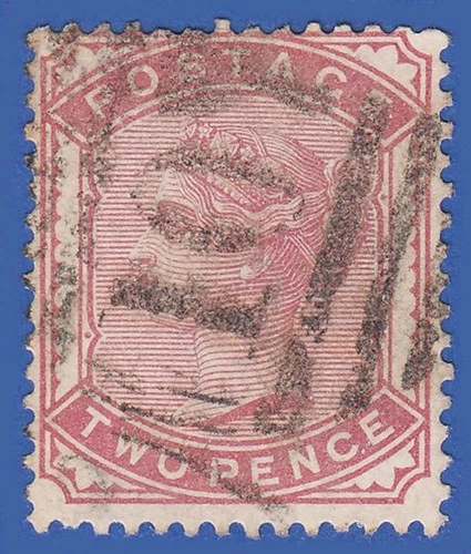 GB SG168a QV 1880 2d ROSE GU