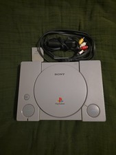Sony PlayStation 1 System PS1 Console With Cords And Memory Card Sold As Is