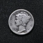 1916-S Mercury Silver Dime (bb19308)