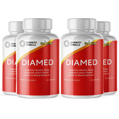 Diamed - Blood Support- 4 Bottles- 240 Capsules