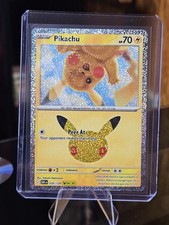 Carta Pokemon Pikachu 026/128 30° Anniversario