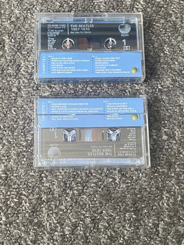 The Beatles 1967-1970 Double Play Cassette Tape Album Apple Records - Image 2 of 4