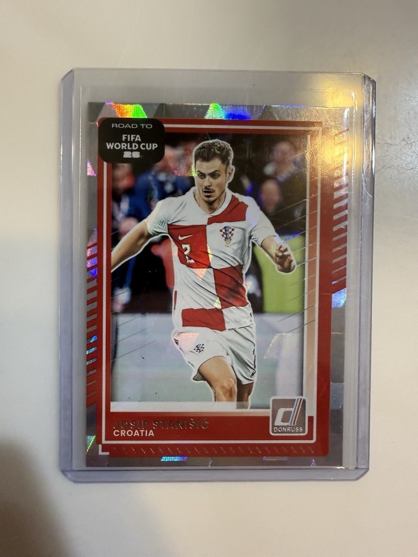 2025-26 Panini Donruss Road To FIFA World Cup - Cubic Refractor - Josip Stanišić