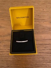 9 carat 0.15 stacker diamond eternity ring size R and a half