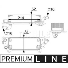 ORIGINAL&reg; Mahle &Ouml;lk&uuml;hler, Automatikgetriebe f&uuml;r Audi A6 C7 Avant A6 C7 A7
