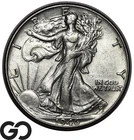 1946 Walking Liberty Half Dollar, Choice AU