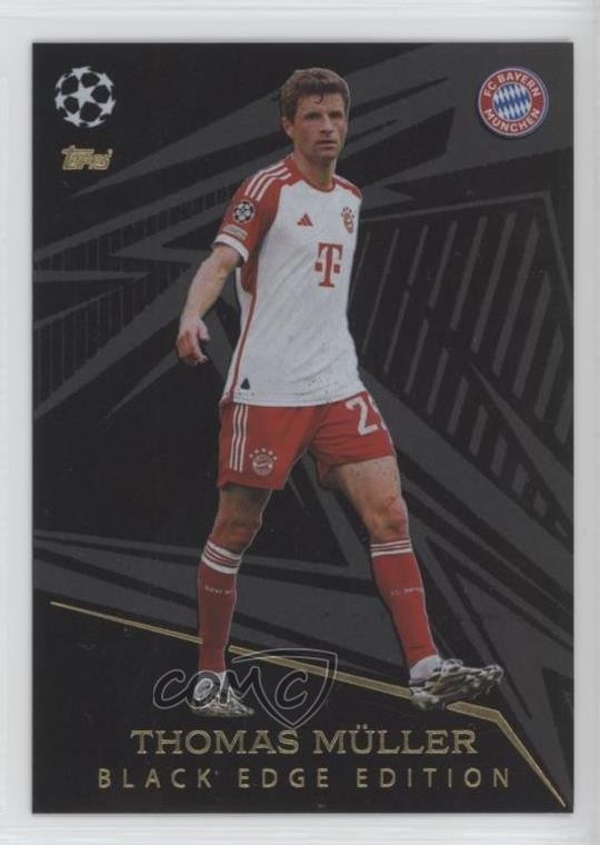 2023-24 Match Attax UEFA Club Competitions Black Edge Edition Thomas Muller 0jf5