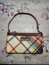 Dooney and Bourke Tartan Plaid Wristlet