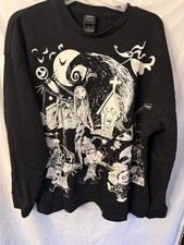 Nightmare Before Christmas Sweatshirt women s Hot Topic Crewneck Size L