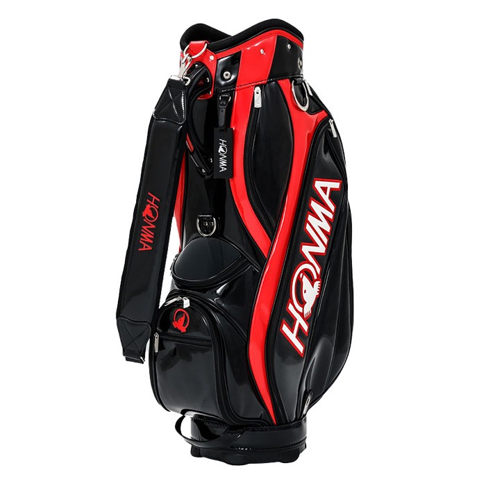 W Fusion Cart Bag 9inch 5way Men's 2025 4.1kg Shoe Pocket Black & Red