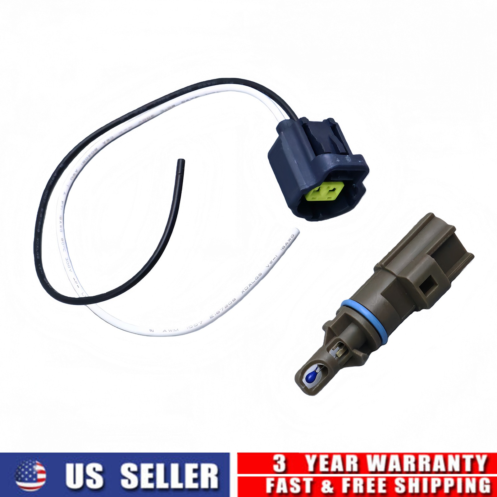 Intake Air Temp Sensor W/Connector For Ford F150 3.0L F250 F350 F450 F550 6.7L thumbnail 12