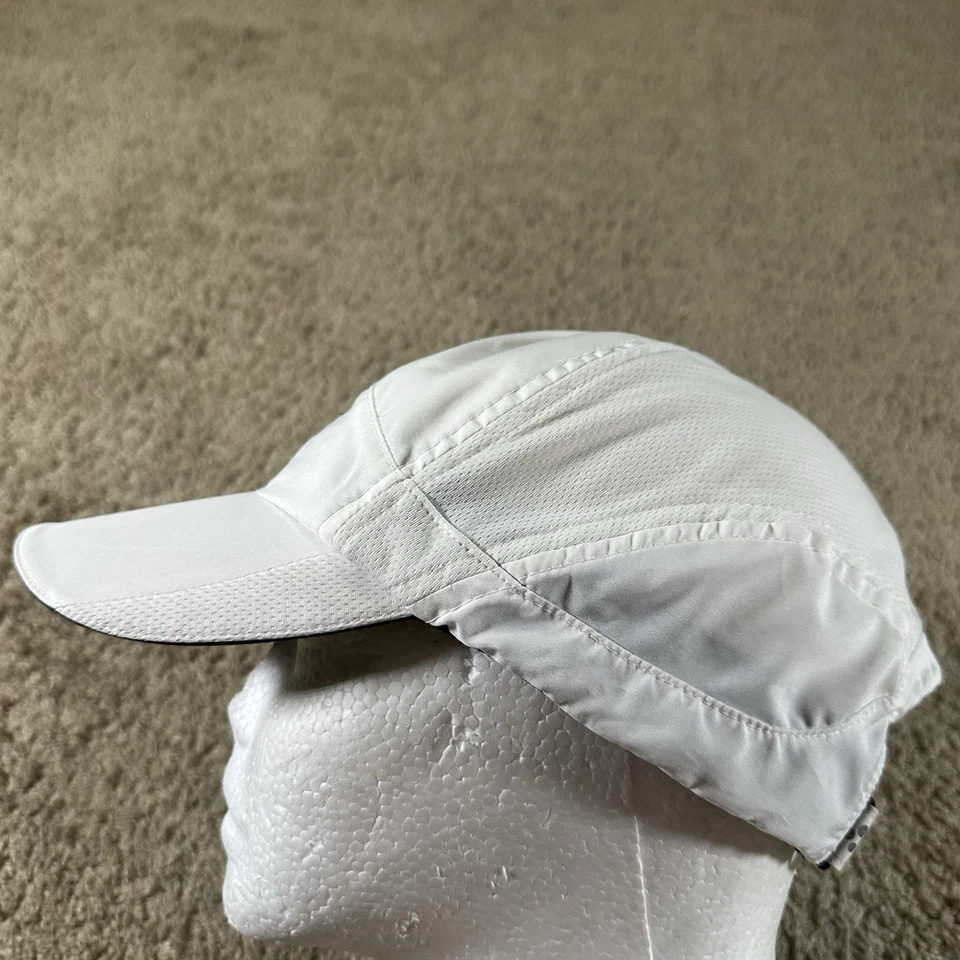 NIKE Hat Cap Men White Strapback Tailwind 7 Panel Camp Fit-Dry Reflective - Image 2 of 4