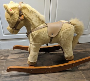 chrisha playful plush horse