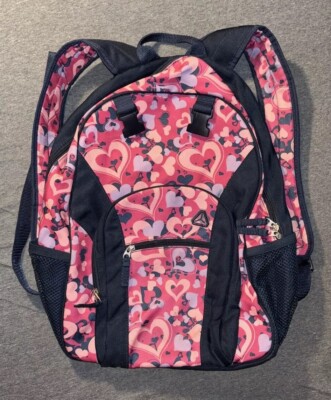 GAP Y2K Heart Print Backpack Pink and Navy Rare Vintage | eBay