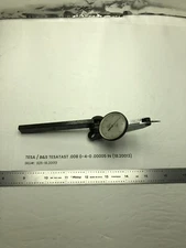 TESA TESATAST .00005" DIAL INDICATOR ANTI-MAGNETIC SWISS MADE 18.20013 0-4-0