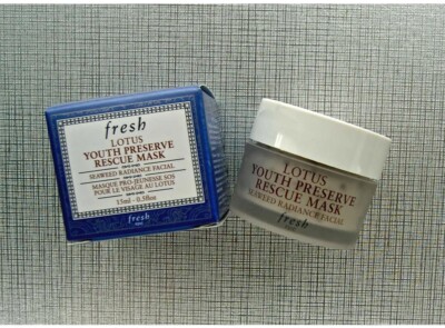FRESH - Lotus Youth Preserve - RESCUE MASK TRAVEL SIZE - 15ml/.5 oz No Box.
