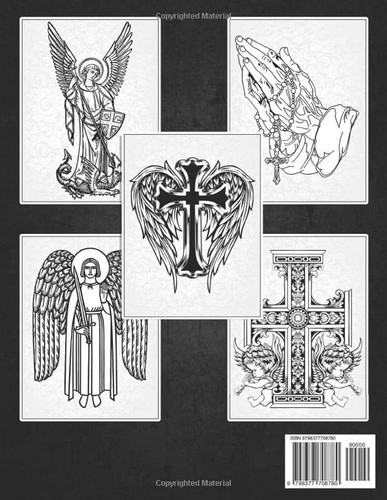 Tattoo Bible Coloring Book: 30 Unique Tattoo Images Tattoo Flash Decals ...