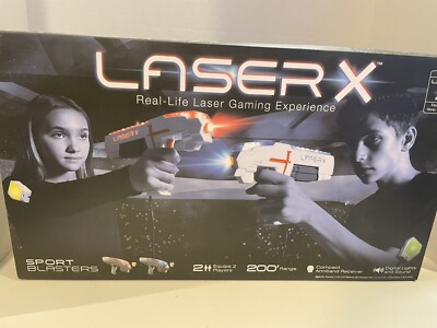 Laser X Sports Blasters Laser Tag Game 2 Players Fully Working.