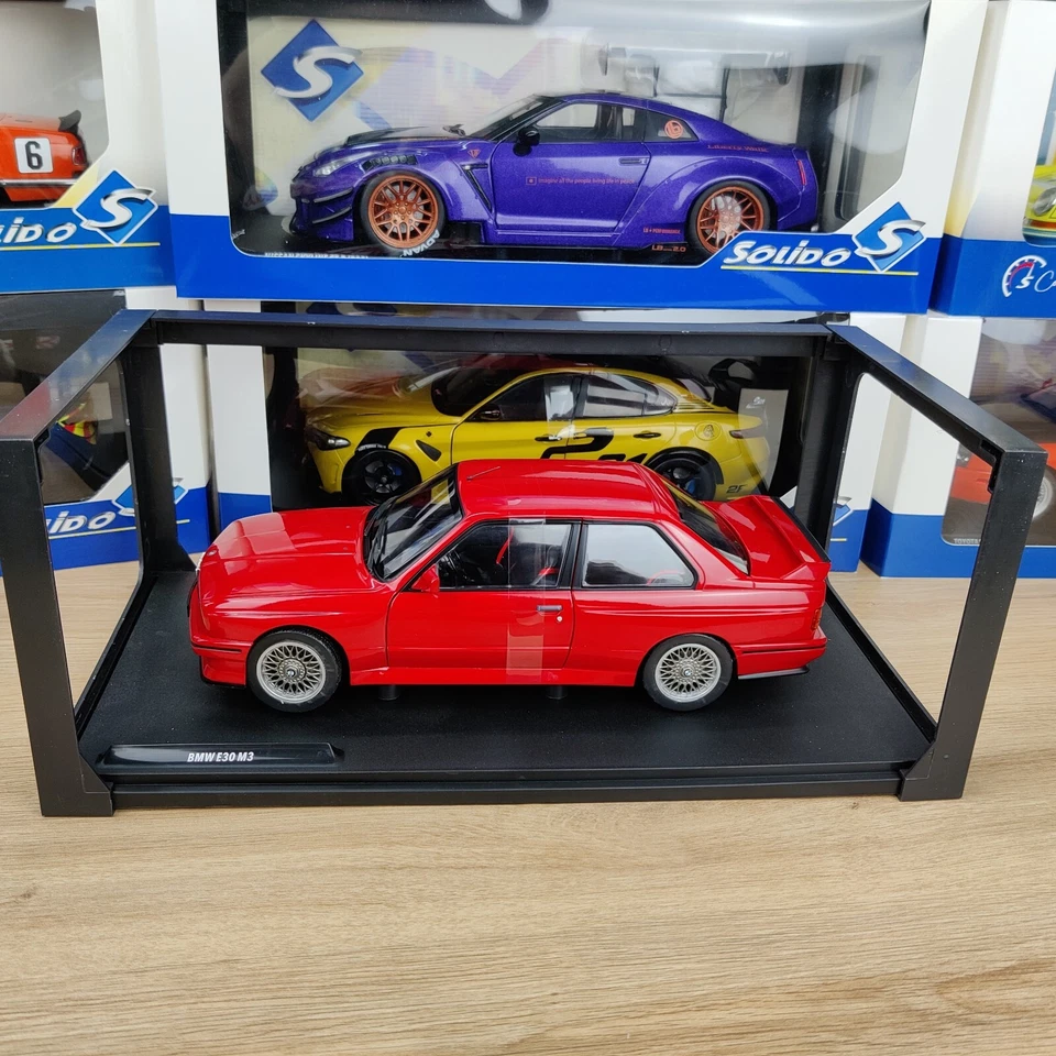VOITURE SOLIDO BMW E30 M3 ROUGE 1986 1:18 S1801502 NEUF NOUVELLE BOITE 2024 - Photo 4/4