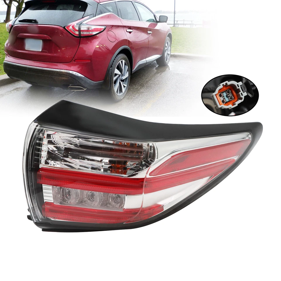 Luz trasera exterior pasajero lado derecho para Nissan Murano 2015-18 265505AA0B Foto 4 de 4