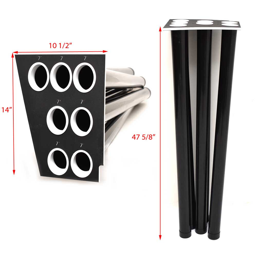 G3 Boat Rod Holder 7 Pole 47 5/8 Inch Black White eBay