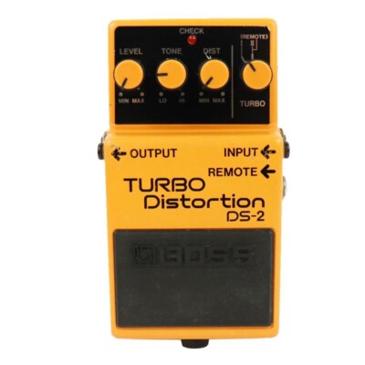 BOSS DS-2 Turbo Distortion Guitar Effects Pedal Working Free Gift
