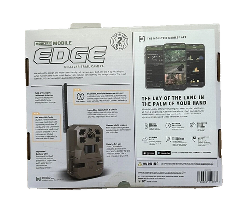 Moultrie Mobil "EDGE" MCG-14078 Cellular Trail Camera 2pk 4 Major Networks New! - Picture 4 of 8