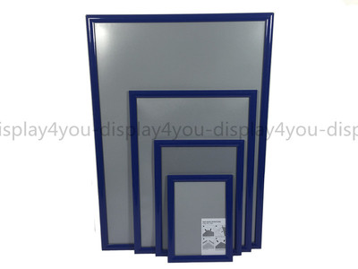 A1A2A3A4 Blau Schnapprahmen Poster Clip Halter Displays Einzelhandel Wand Aushänge