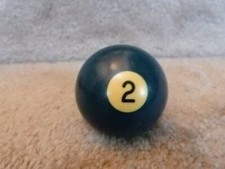 VINTAGE Snooker Billiard REPLACEMENT 2.25" BLUE No. 2 Ball