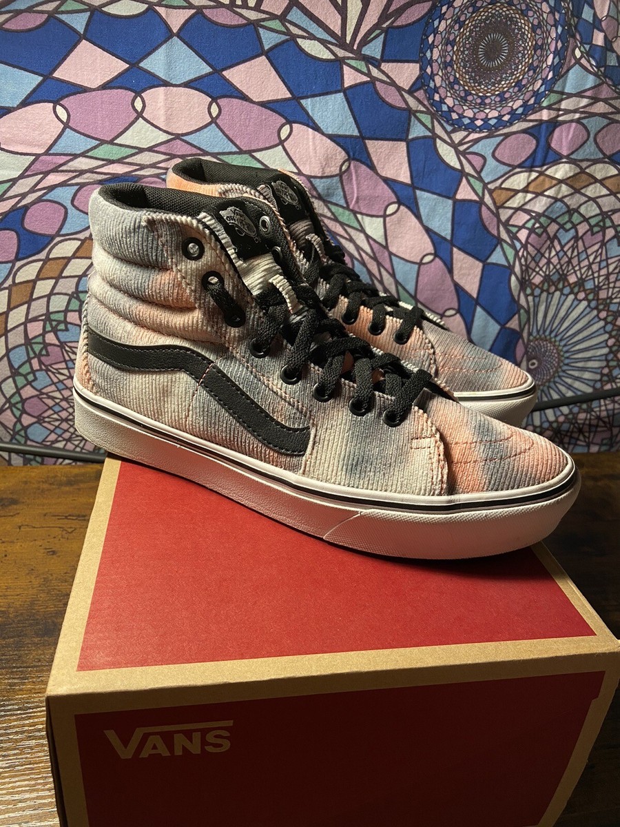 VANS Sk8-Hi ComfyCush Blotched Tie Dye Corduroy Skate